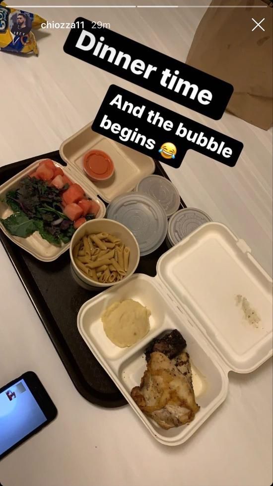 NBA复赛隔离区餐食简陋 球员抱怨迪士尼招待水准差