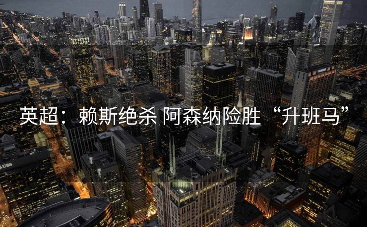英超：赖斯绝杀 阿森纳险胜“升班马”