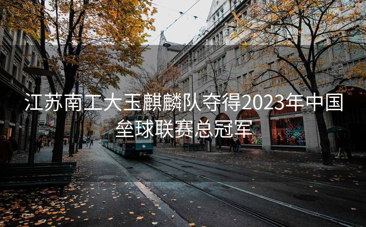 江苏南工大玉麒麟队夺得2023年中国垒球联赛总冠军
