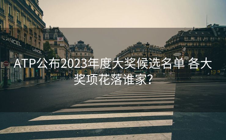 ATP公布2023年度大奖候选名单 各大奖项花落谁家？