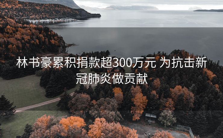 林书豪累积捐款超300万元 为抗击新冠肺炎做贡献