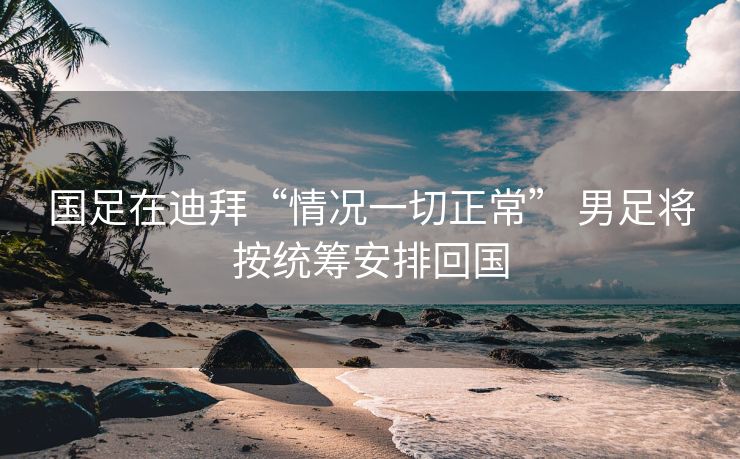 国足在迪拜“情况一切正常” 男足将按统筹安排回国