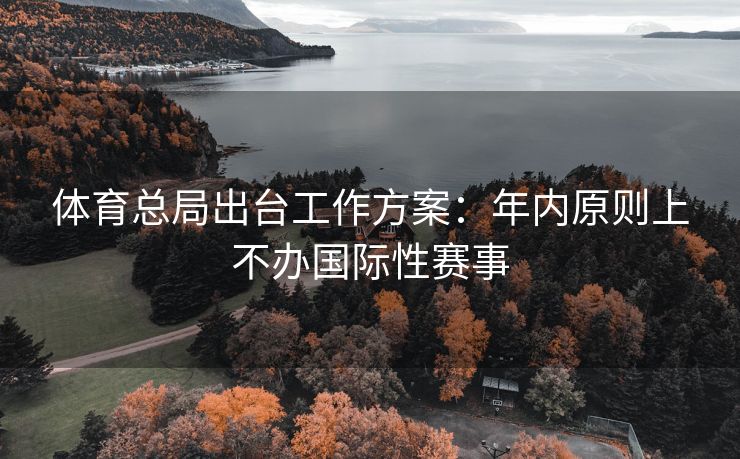 体育总局出台工作方案：年内原则上不办国际性赛事