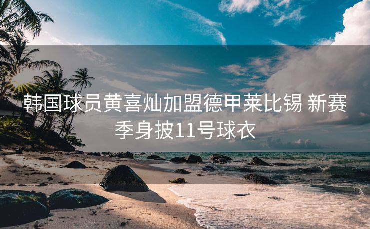 韩国球员黄喜灿加盟德甲莱比锡 新赛季身披11号球衣