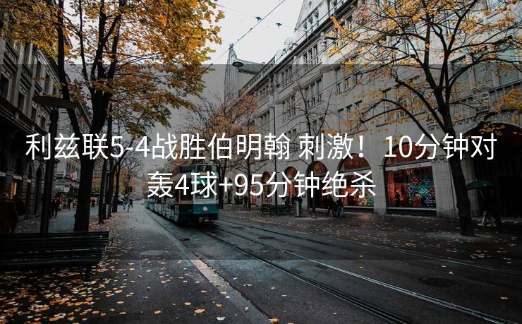 利兹联5-4战胜伯明翰 刺激！10分钟对轰4球+95分钟绝杀