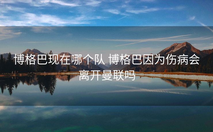 博格巴现在哪个队 博格巴因为伤病会离开曼联吗