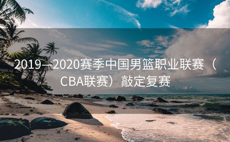 2019—2020赛季中国男篮职业联赛（CBA联赛）敲定复赛