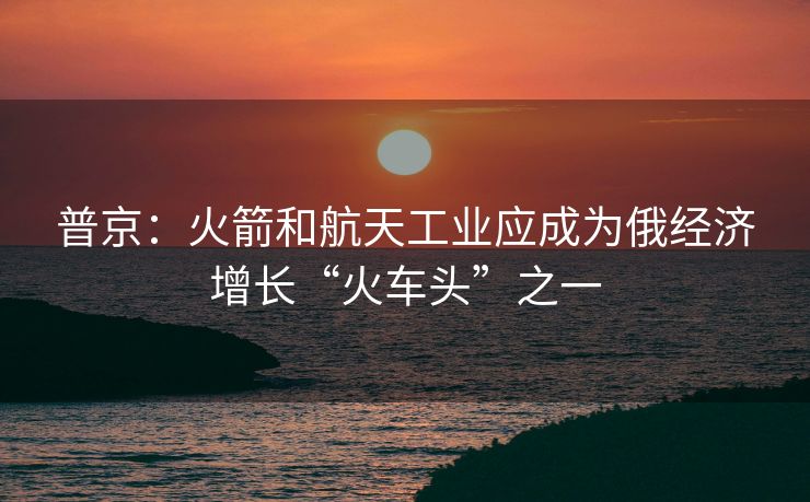 普京：火箭和航天工业应成为俄经济增长“火车头”之一