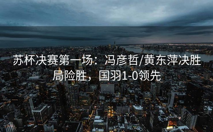 苏杯决赛第一场：冯彦哲/黄东萍决胜局险胜，国羽1-0领先