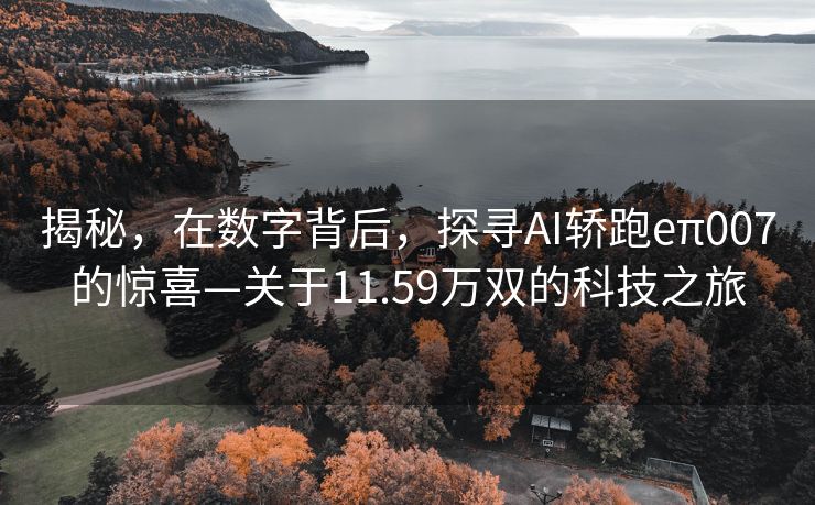 揭秘，在数字背后，探寻AI轿跑eπ007的惊喜—关于11.59万双的科技之旅