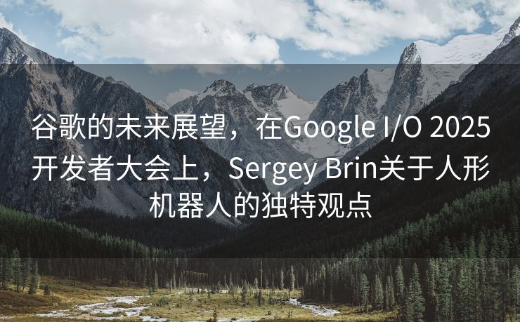 谷歌的未来展望，在Google I/O 2025开发者大会上，Sergey Brin关于人形机器人的独特观点
