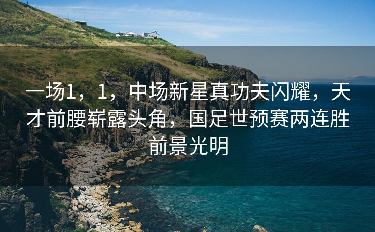 一场1，1，中场新星真功夫闪耀，天才前腰崭露头角，国足世预赛两连胜前景光明