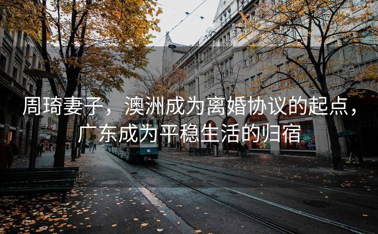 周琦妻子，澳洲成为离婚协议的起点，广东成为平稳生活的归宿