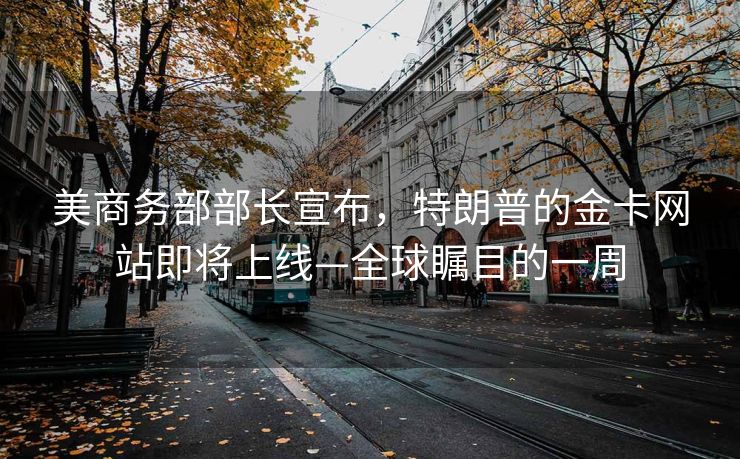 美商务部部长宣布，特朗普的金卡网站即将上线—全球瞩目的一周