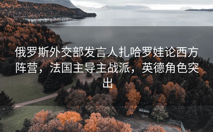 俄罗斯外交部发言人扎哈罗娃论西方阵营，法国主导主战派，英德角色突出