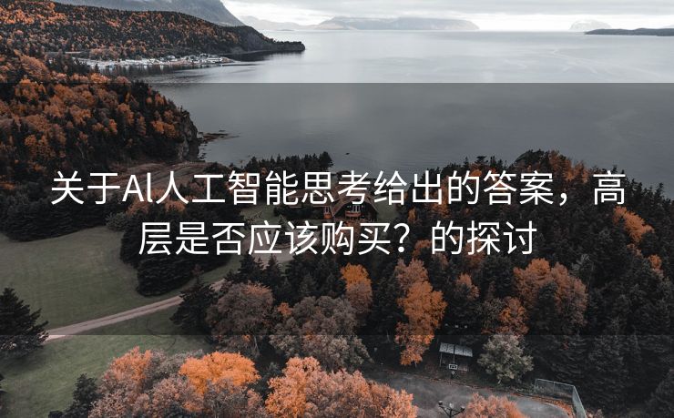 关于Al人工智能思考给出的答案，高层是否应该购买？的探讨