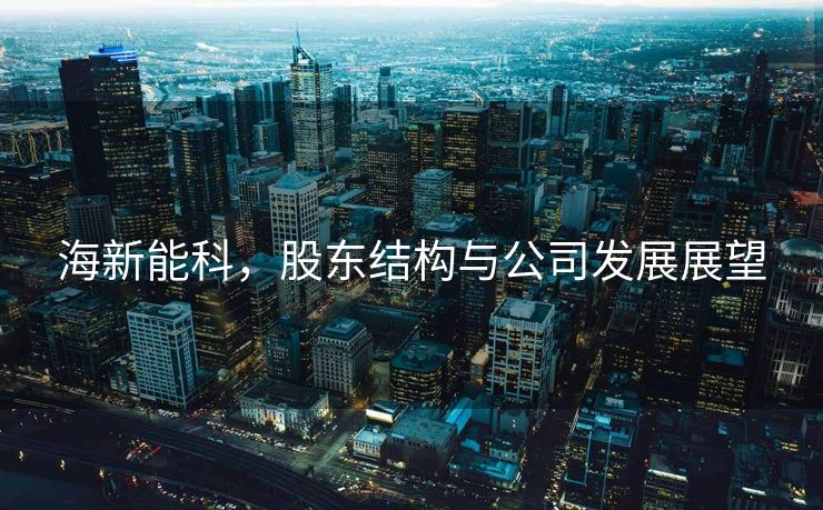 海新能科，股东结构与公司发展展望