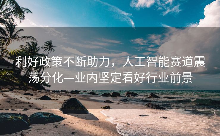 利好政策不断助力，人工智能赛道震荡分化—业内坚定看好行业前景