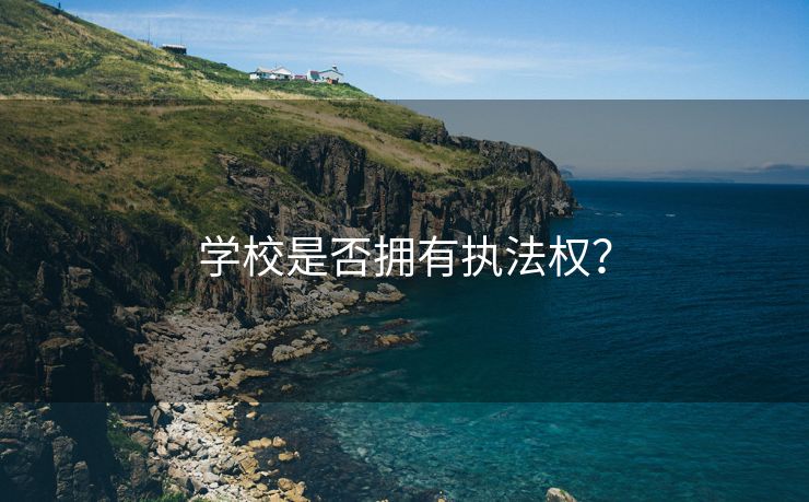 学校是否拥有执法权？