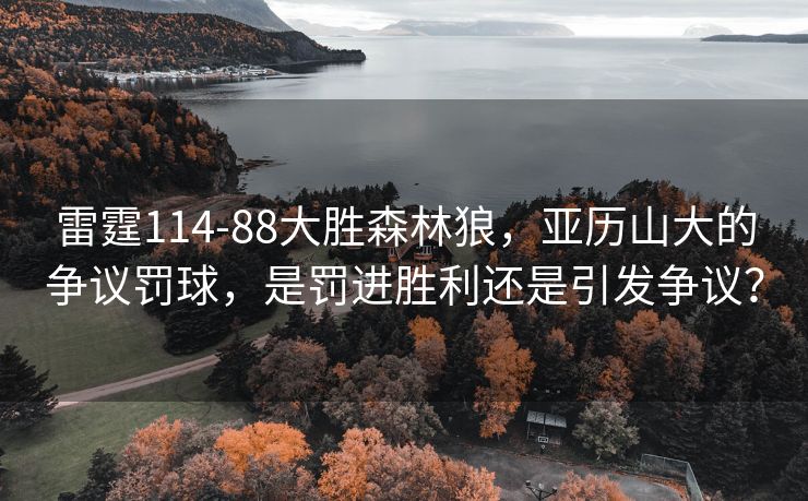 雷霆114-88大胜森林狼，亚历山大的争议罚球，是罚进胜利还是引发争议？