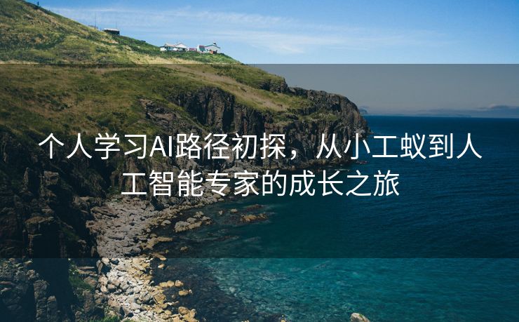 个人学习AI路径初探，从小工蚁到人工智能专家的成长之旅
