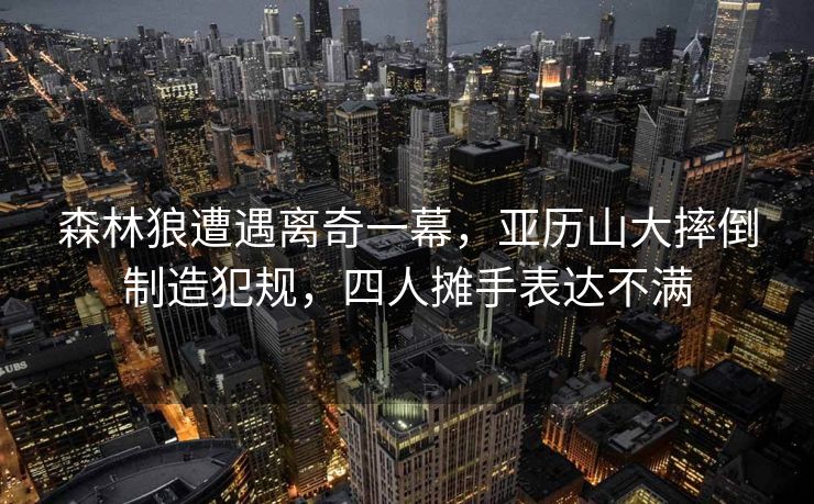 森林狼遭遇离奇一幕，亚历山大摔倒制造犯规，四人摊手表达不满