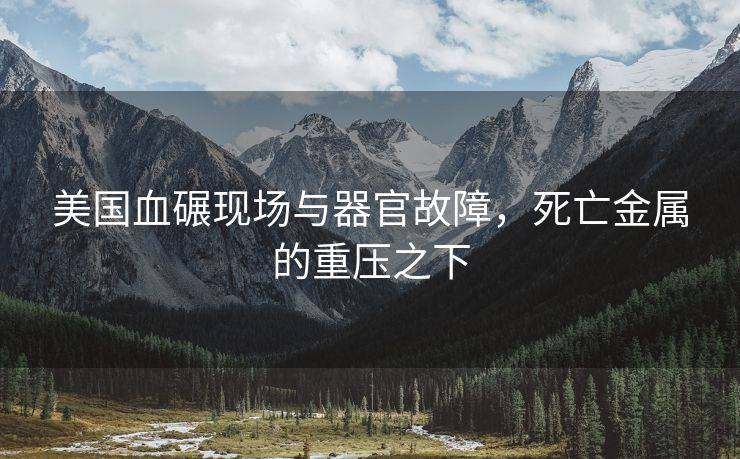 美国血碾现场与器官故障，死亡金属的重压之下