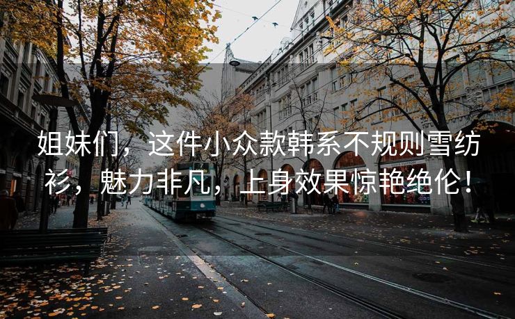 姐妹们，这件小众款韩系不规则雪纺衫，魅力非凡，上身效果惊艳绝伦！