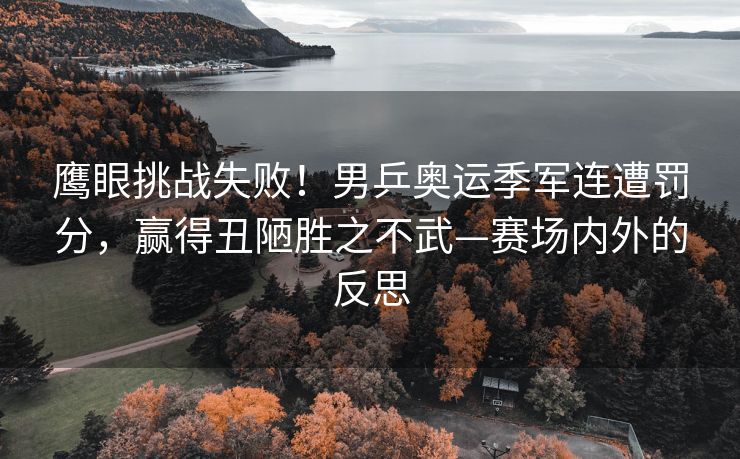 鹰眼挑战失败！男乒奥运季军连遭罚分，赢得丑陋胜之不武—赛场内外的反思