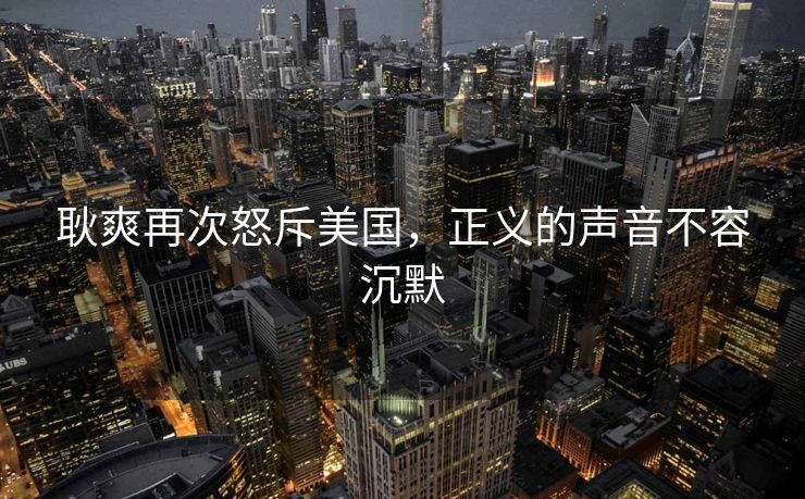 耿爽再次怒斥美国，正义的声音不容沉默
