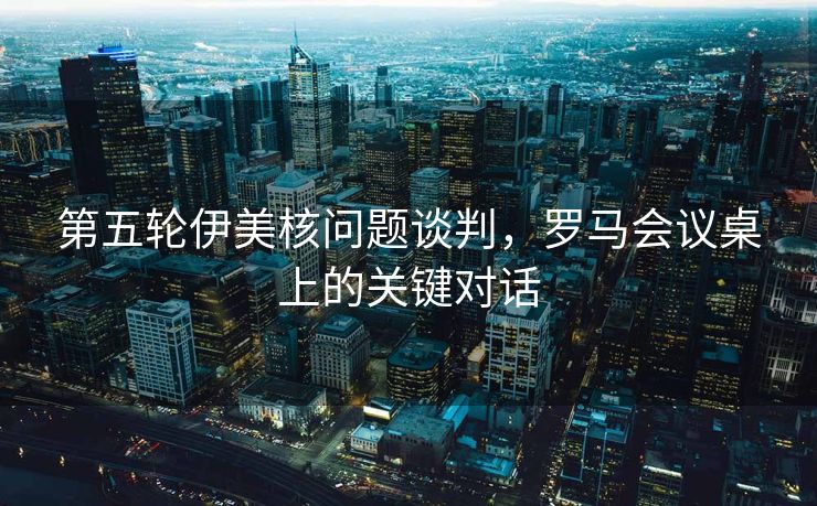 第五轮伊美核问题谈判，罗马会议桌上的关键对话