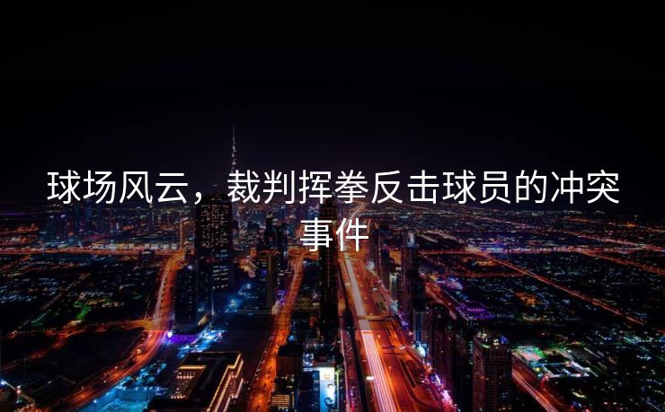 球场风云，裁判挥拳反击球员的冲突事件