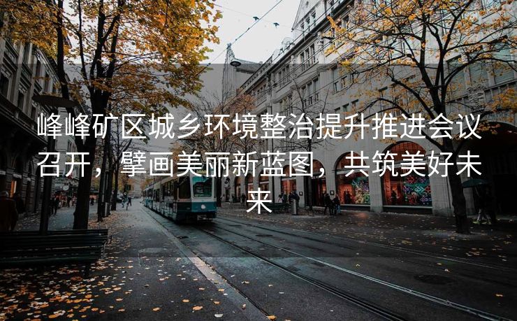 峰峰矿区城乡环境整治提升推进会议召开，擘画美丽新蓝图，共筑美好未来