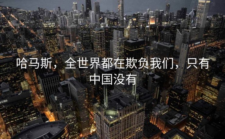 哈马斯，全世界都在欺负我们，只有中国没有