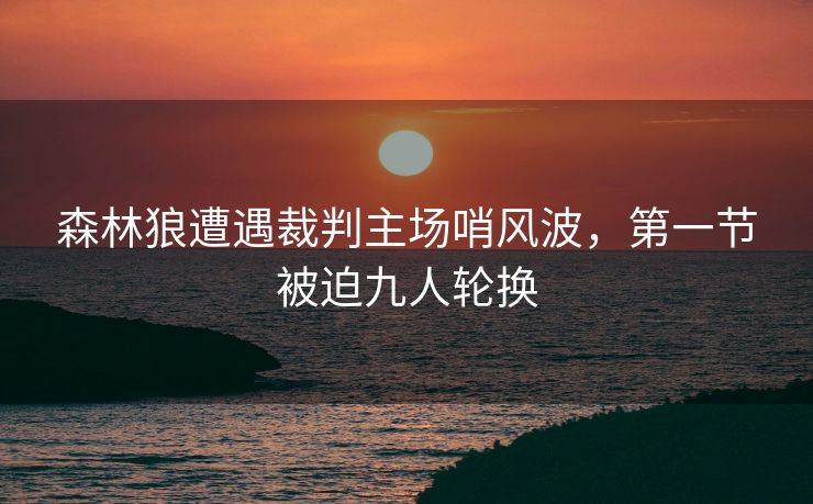 森林狼遭遇裁判主场哨风波，第一节被迫九人轮换