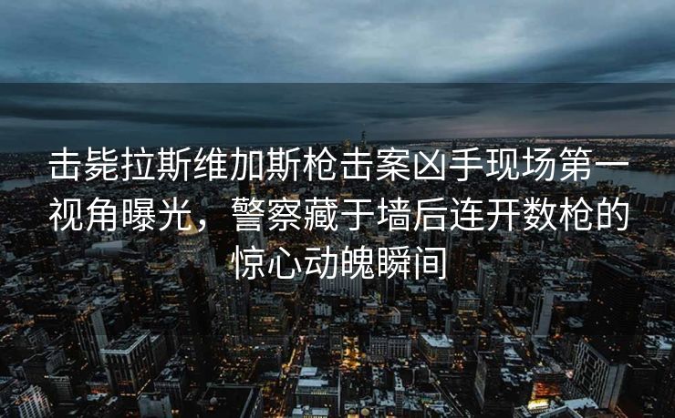 击毙拉斯维加斯枪击案凶手现场第一视角曝光，警察藏于墙后连开数枪的惊心动魄瞬间