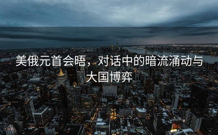 美俄元首会晤，对话中的暗流涌动与大国博弈