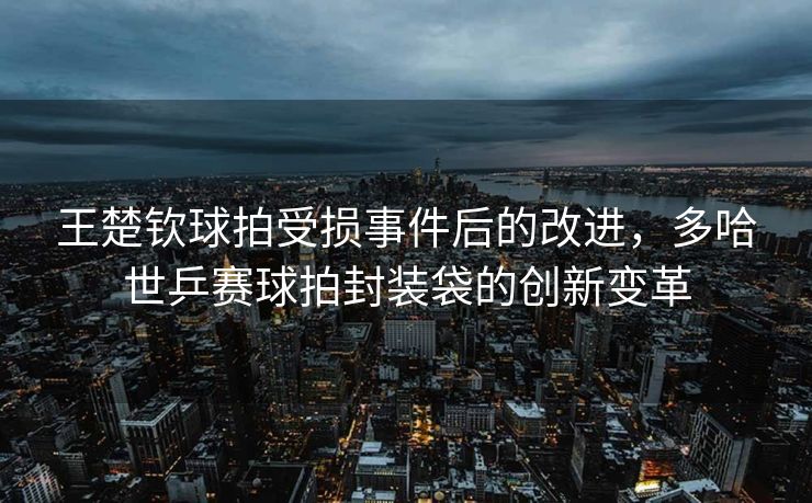 王楚钦球拍受损事件后的改进，多哈世乒赛球拍封装袋的创新变革