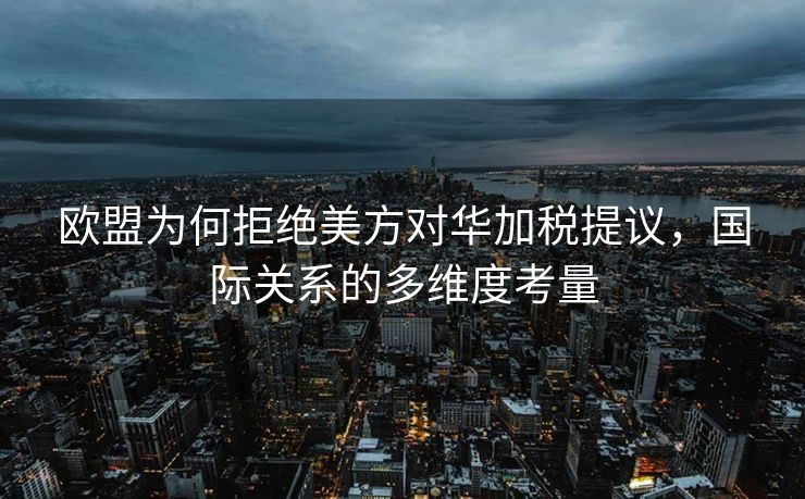 欧盟为何拒绝美方对华加税提议，国际关系的多维度考量