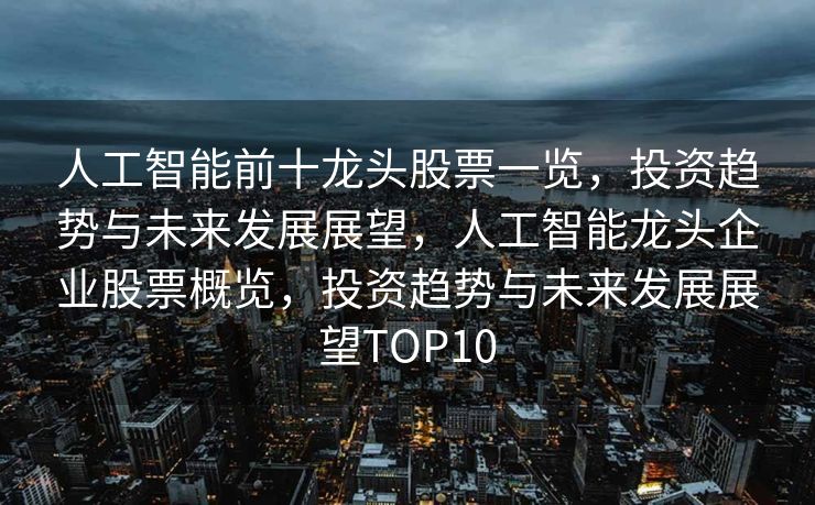 人工智能前十龙头股票一览，投资趋势与未来发展展望，人工智能龙头企业股票概览，投资趋势与未来发展展望TOP10