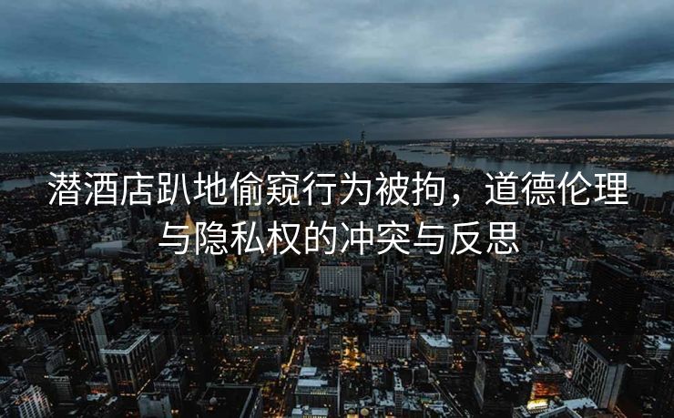 潜酒店趴地偷窥行为被拘，道德伦理与隐私权的冲突与反思