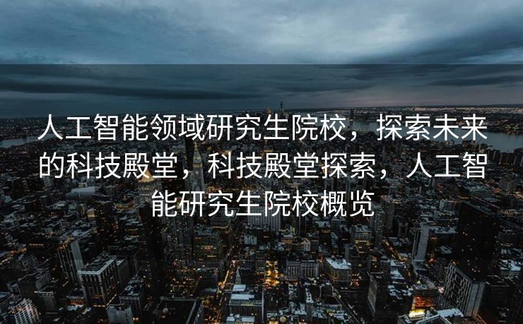 人工智能领域研究生院校，探索未来的科技殿堂，科技殿堂探索，人工智能研究生院校概览