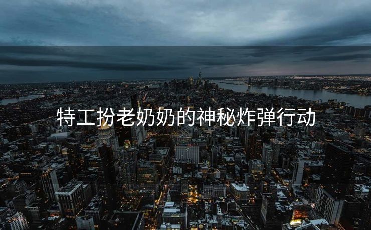 特工扮老奶奶的神秘炸弹行动