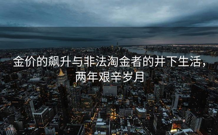金价的飙升与非法淘金者的井下生活，两年艰辛岁月