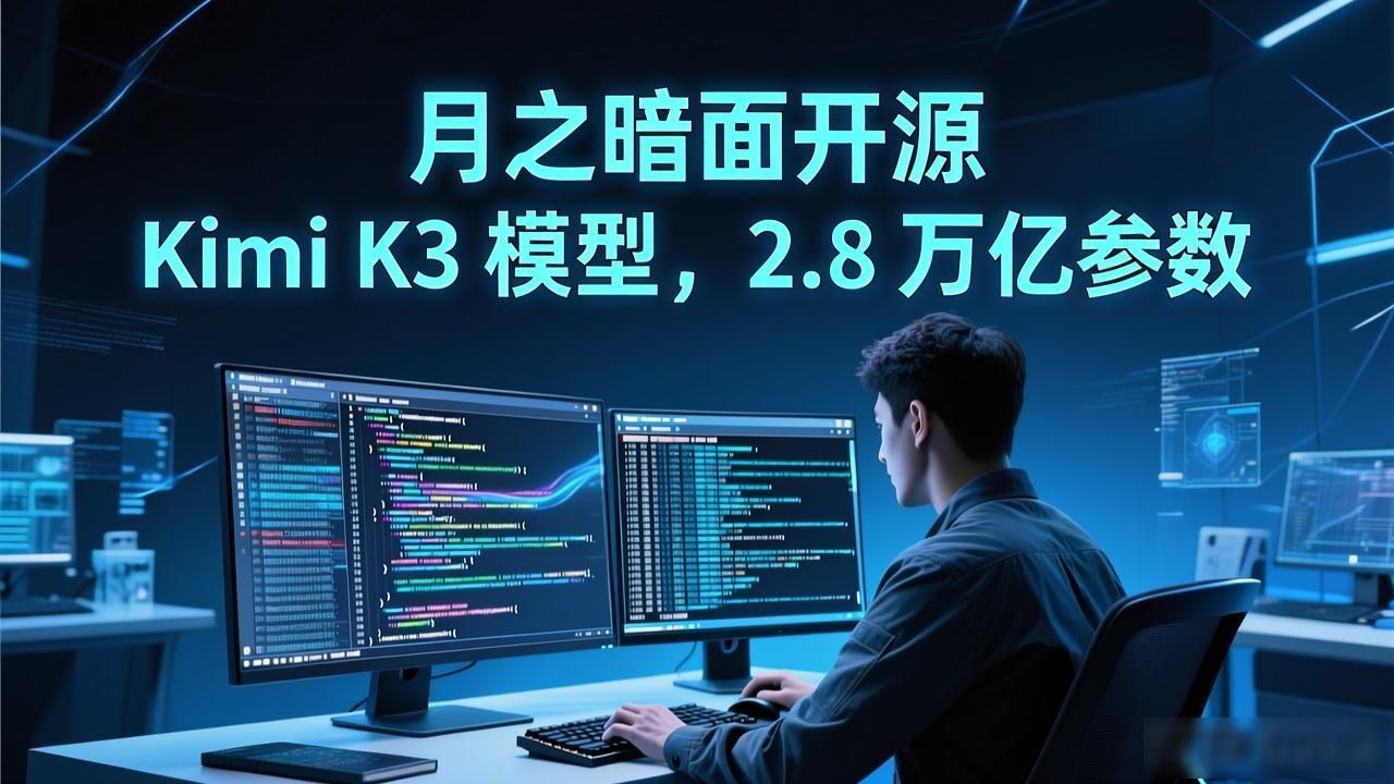 月之暗面开源 Kimi K3 模型，2.8 万亿参数
