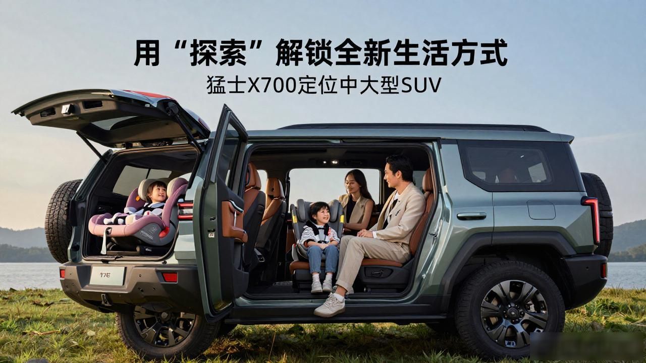用“探索”解锁全新生活方式 猛士X700定位中大型SUV