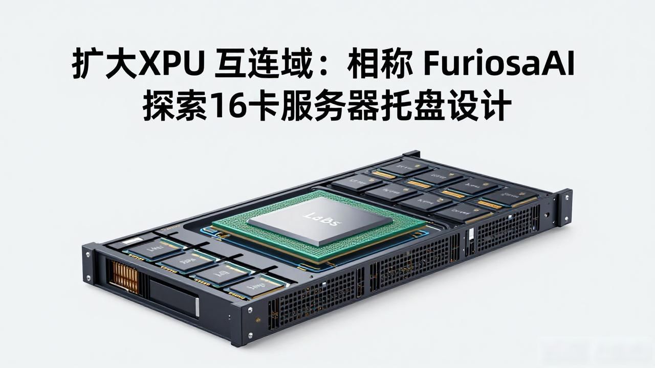 扩大 XPU 互连域：消息称 FuriosaAI 探索 16 卡服务器托盘设计