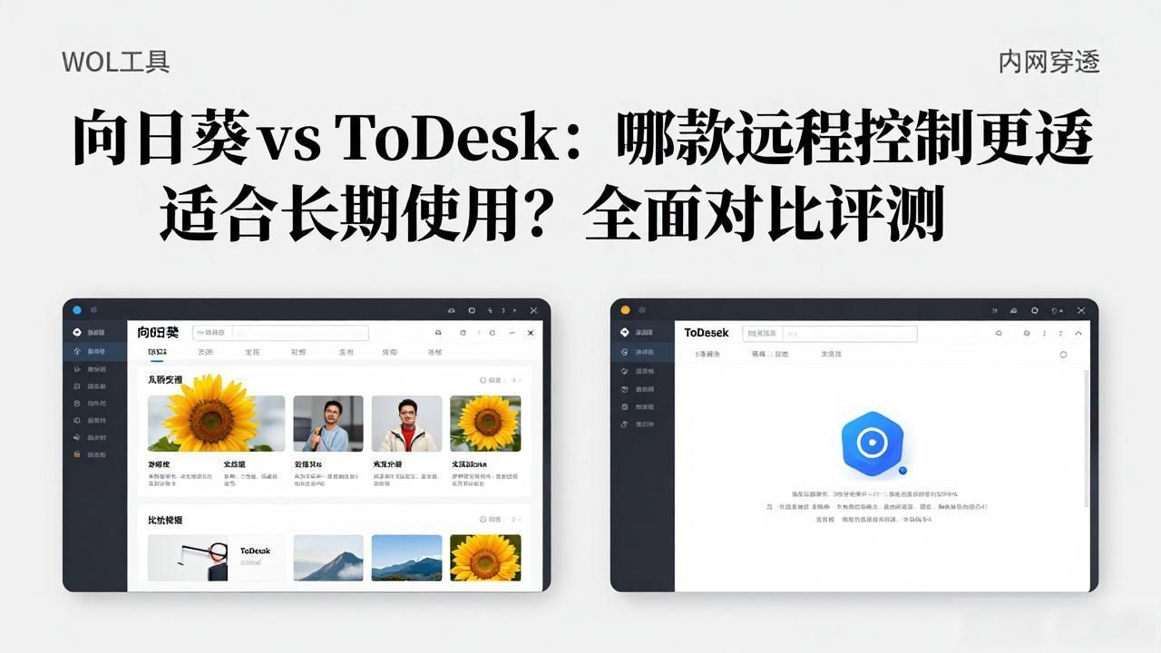 向日葵 vs ToDesk：哪款远程控制更适合长期使用？全面对比评测
