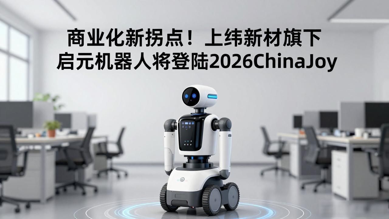 商业化新拐点！上纬新材旗下启元机器人将登陆2026ChinaJoy