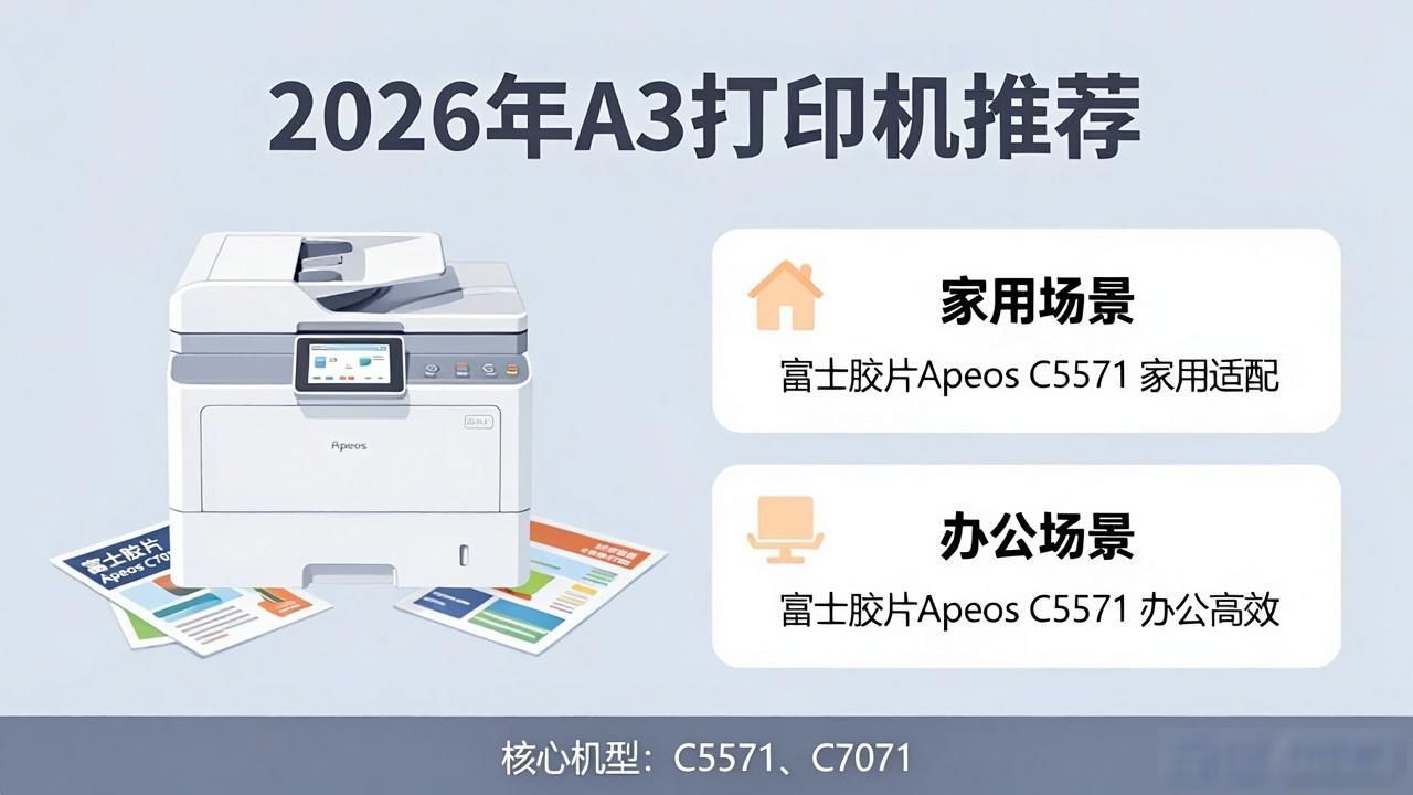 2026年A3打印机推荐：家用、办公、商用全场景选购